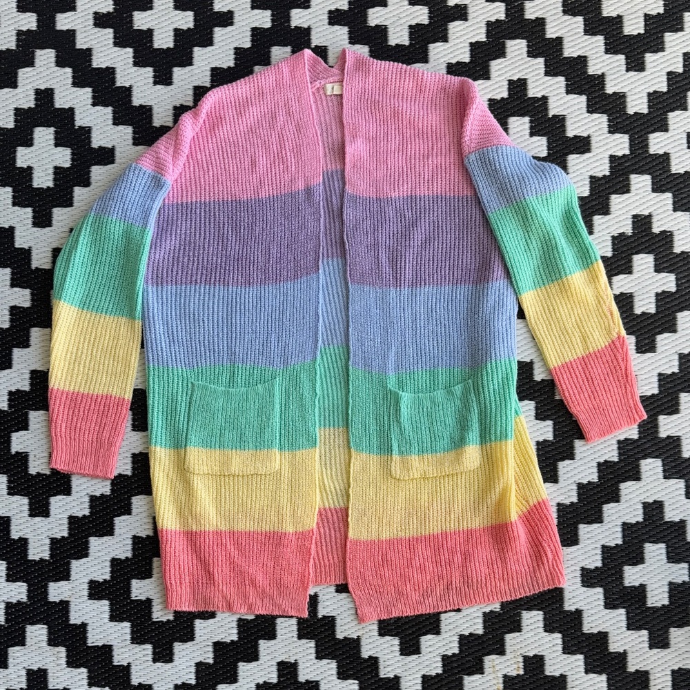 DEBUT Multicolor Cardigan Sweater - M/L
